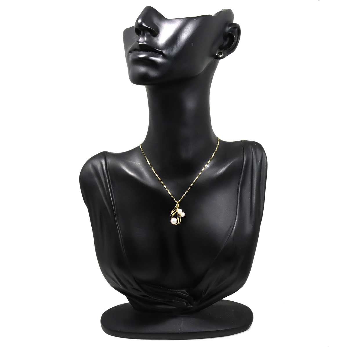 Akoya Pearl 6.3-4.4mm Necklace 18K YG 750