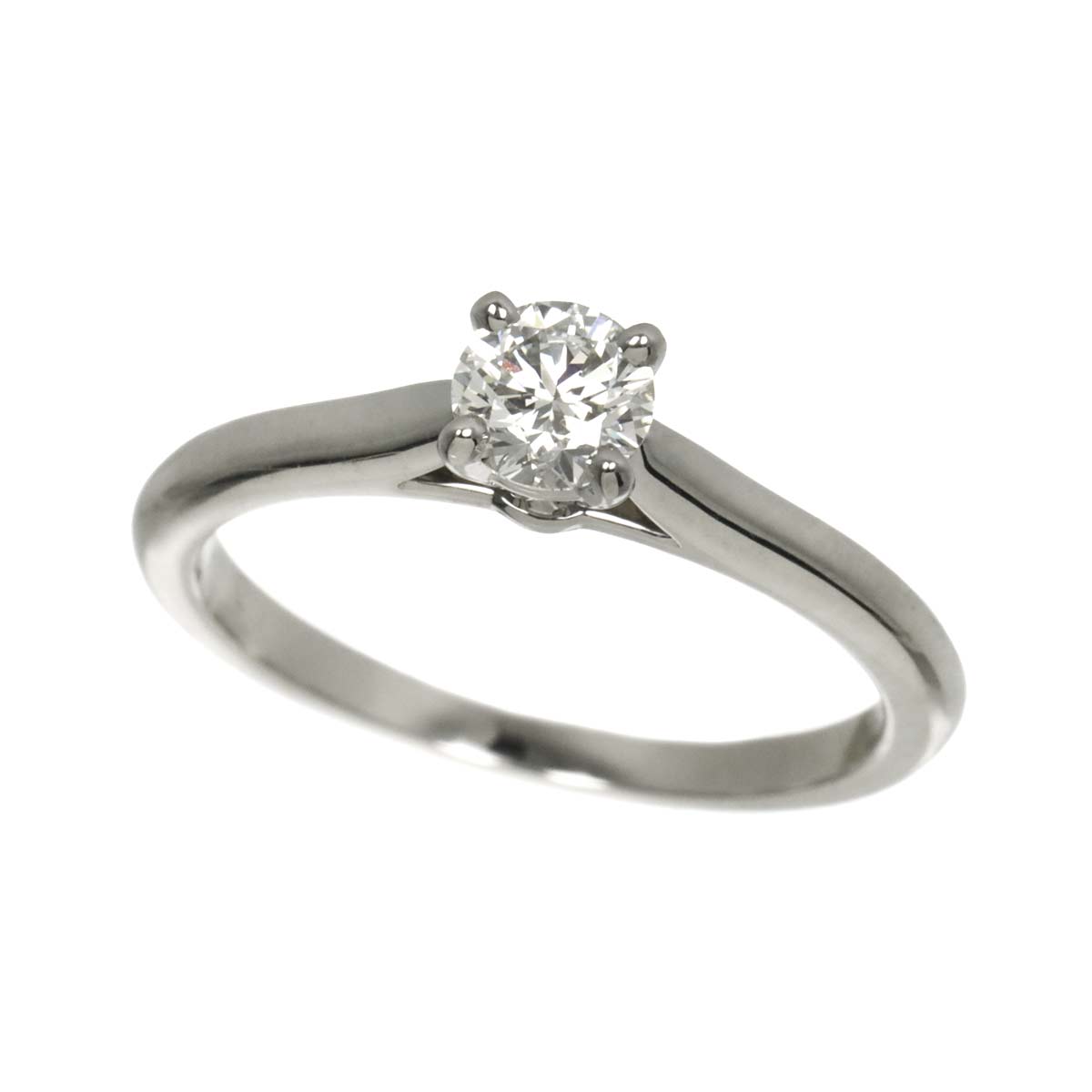 Diamond 0.33ct H/VVS1/3EX Ring Platinum size49 4.75-5(US)