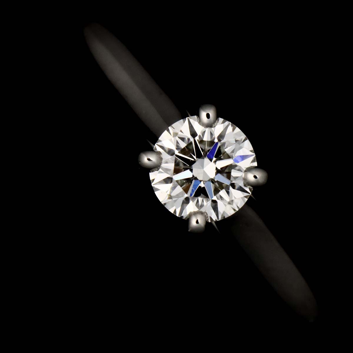 Diamond 0.33ct H/VVS1/3EX Ring Platinum size49 4.75-5(US)