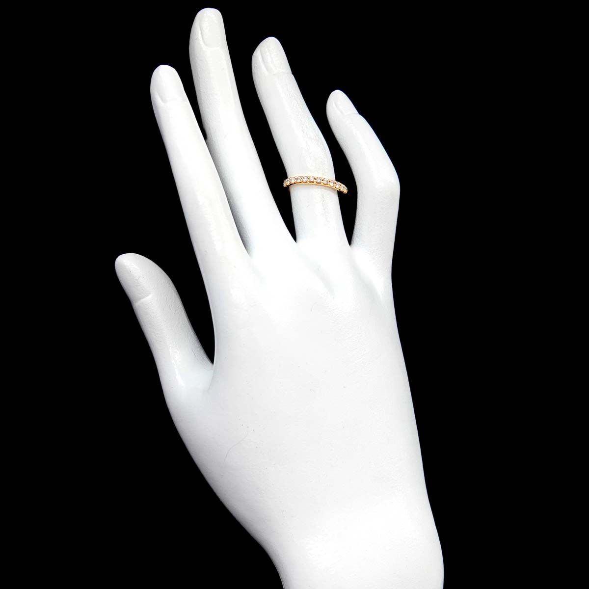 Diamond 0.30ct Ring 18K YG 750 size5.25(US)