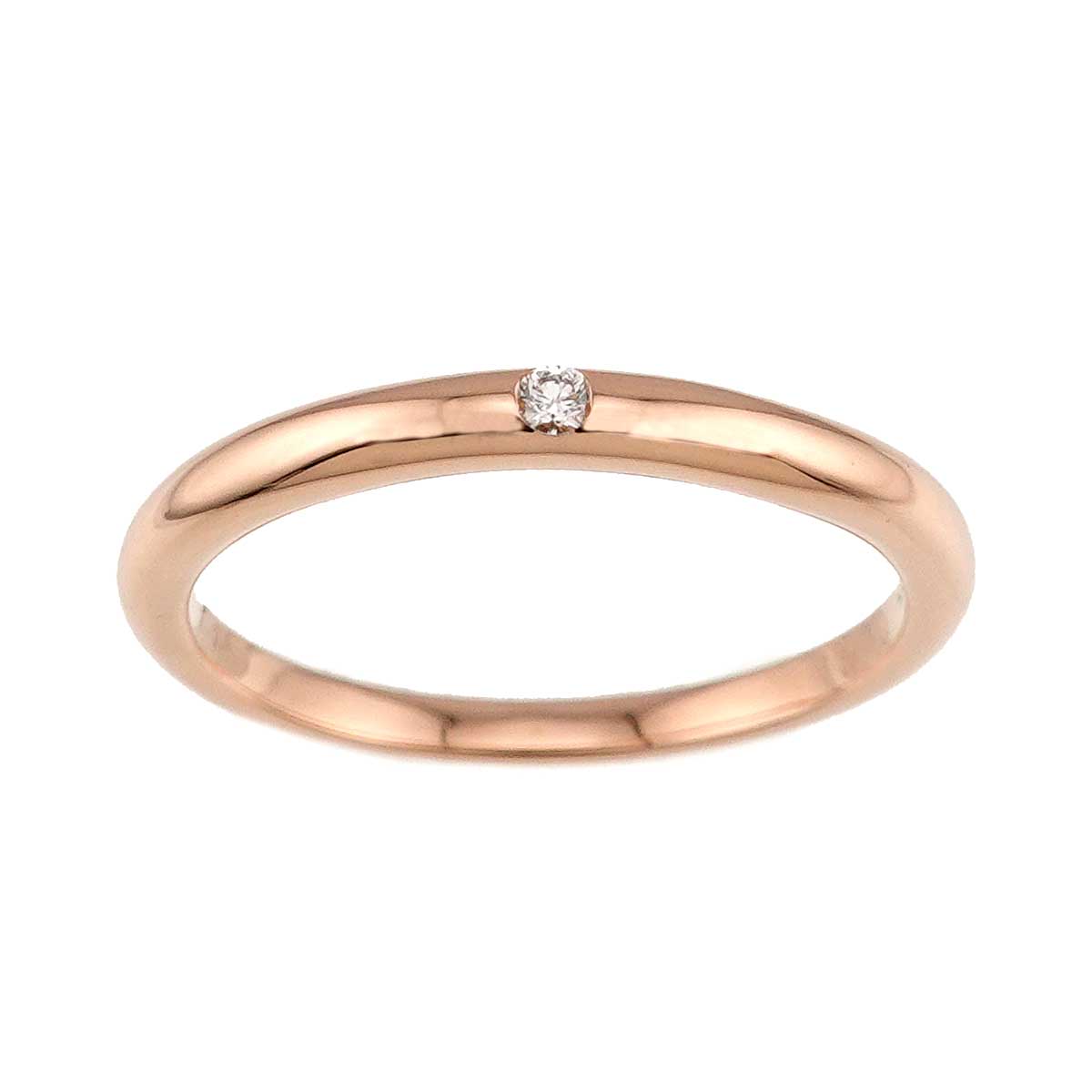 Fedi Diamond Ring 18K Pink Gold 750 Size6.25-6.5(US)