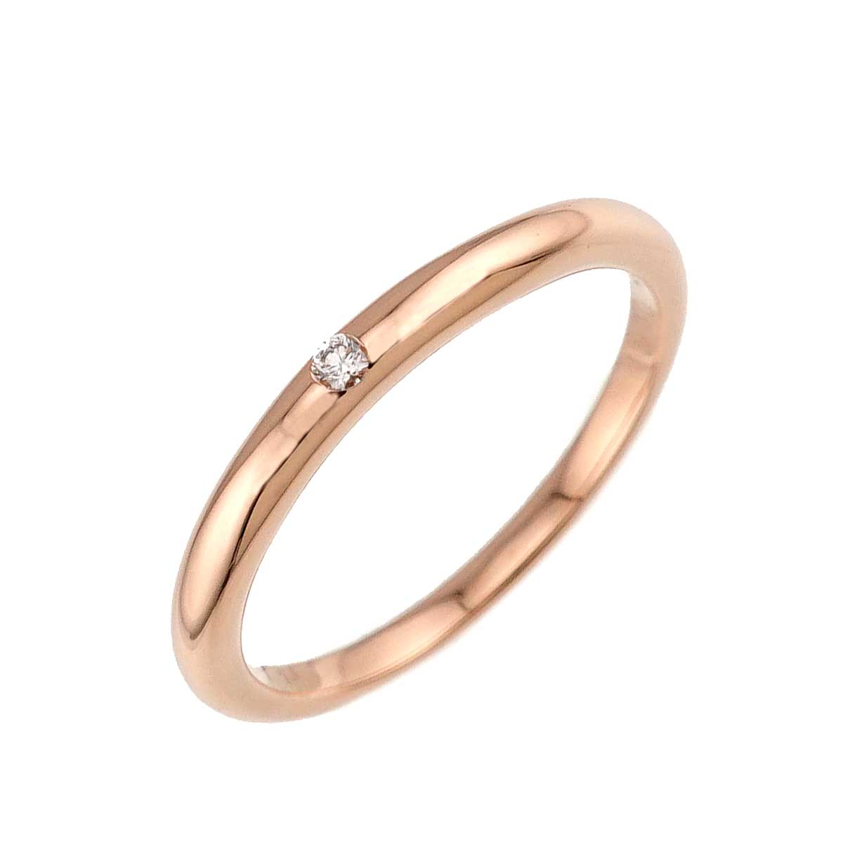 Fedi Diamond Ring 18K Pink Gold 750 Size6.25-6.5(US)