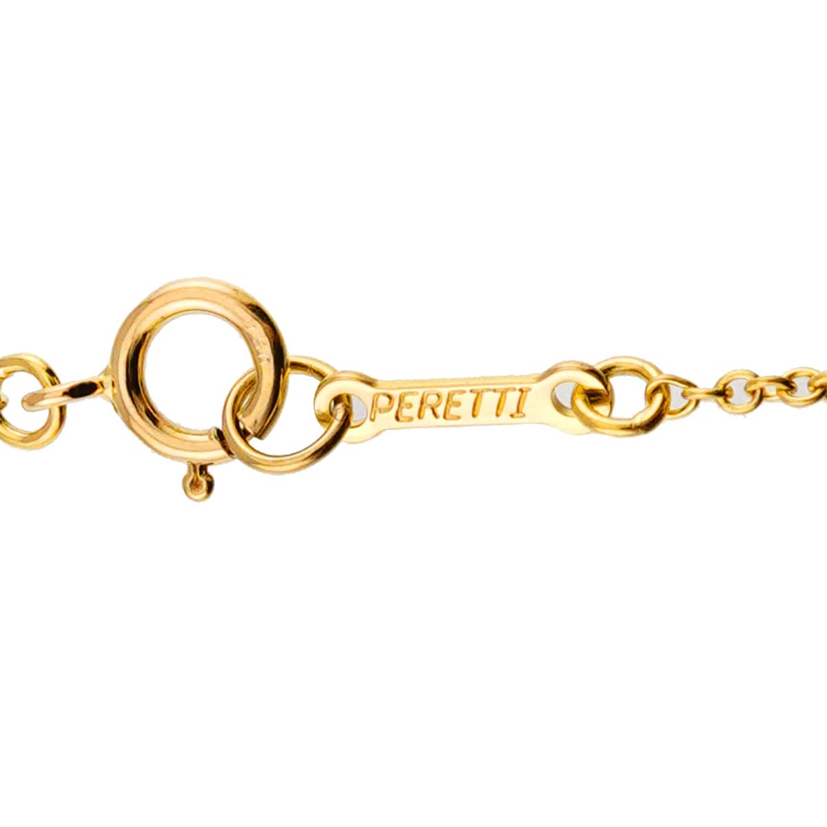 Bean Necklace 18K Yellow Gold 750