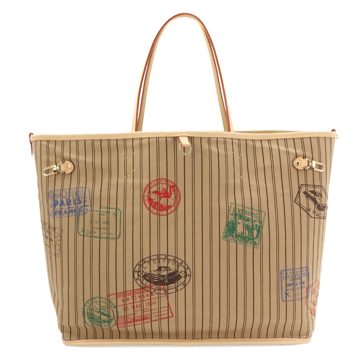 Neverfull Inside Out GM Tote Shoulder Bag Stamp M11948