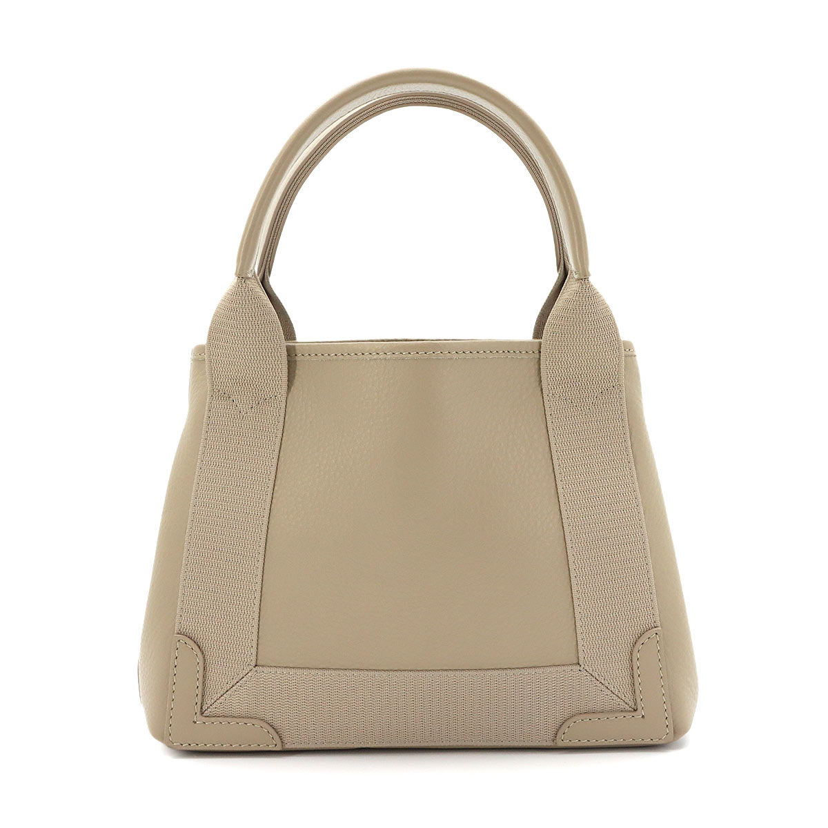 Navy XS Cabas Tote Bag Leather Beige 390346
