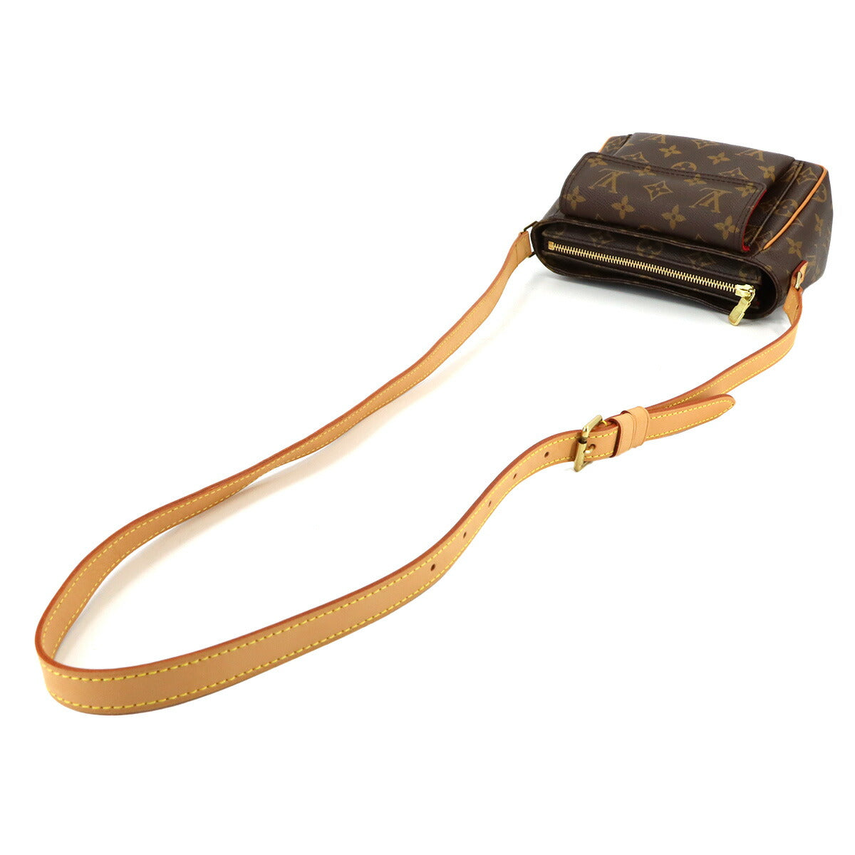 Monogram Viva Cite PM Shoulder Bag Brown M51165 Purse