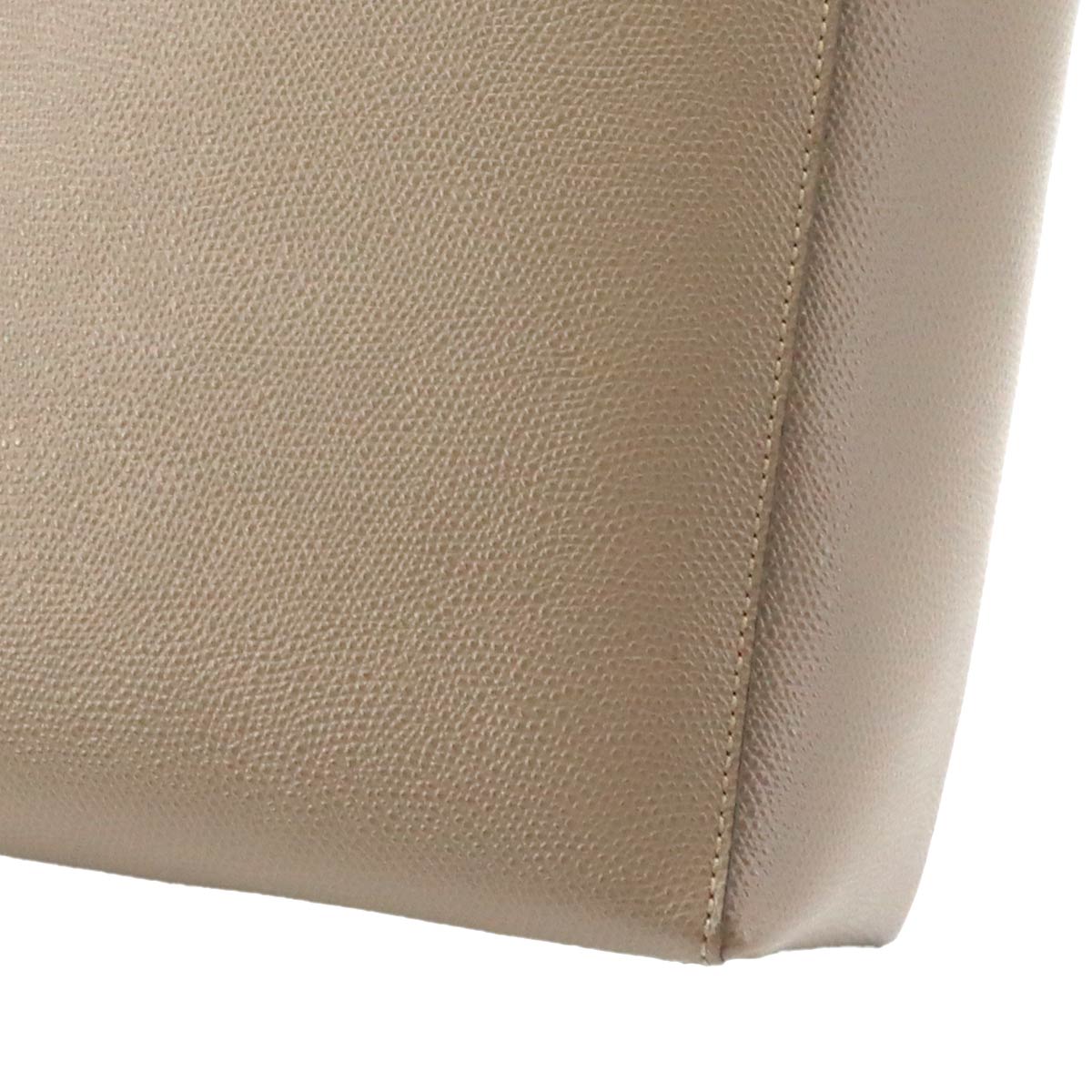 Small Vertical Cabas 2way Tote Shoulder Bag Leather Taupe 189813