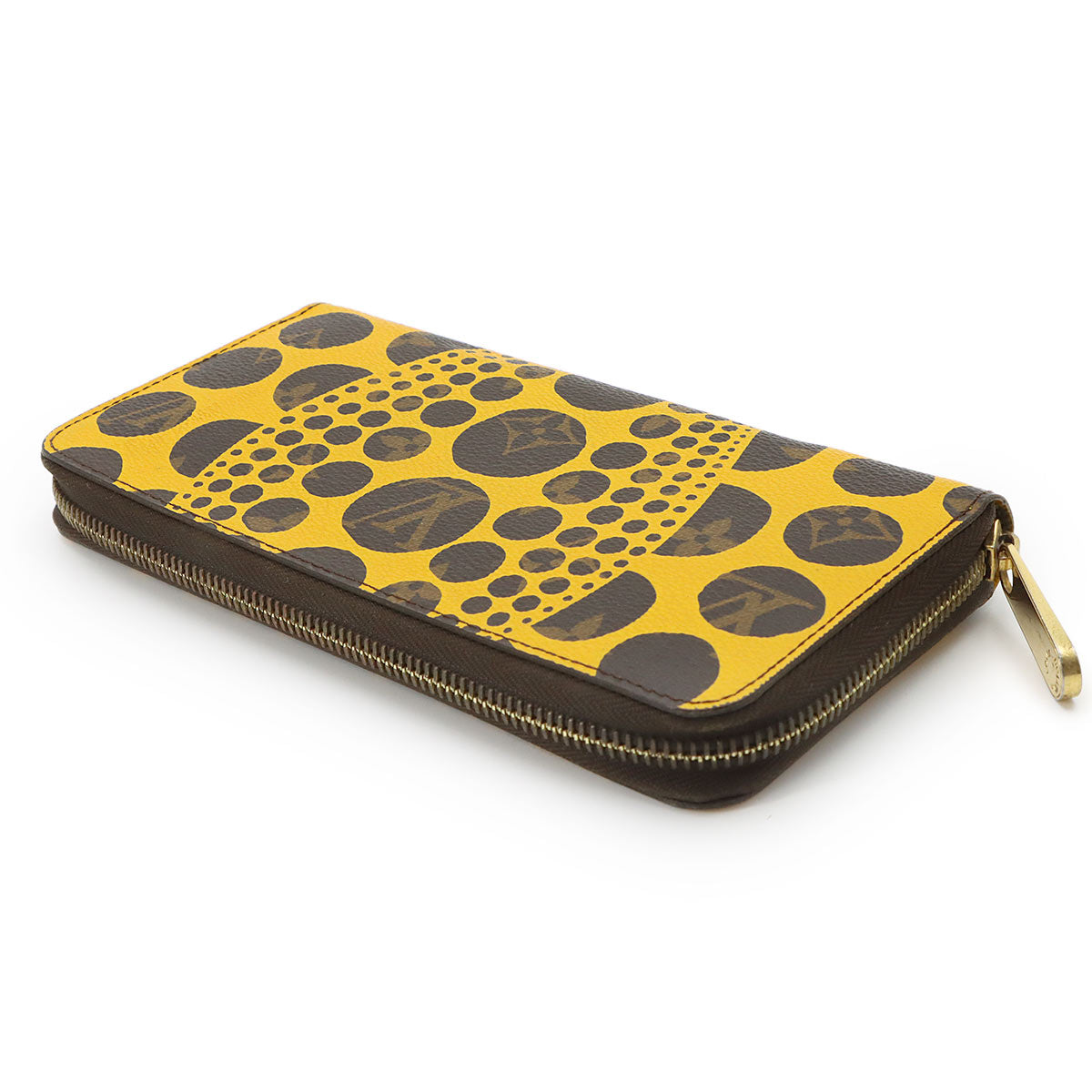 Monogram Pumpkin Dot Zippy Wallet Long Jaune M60449
