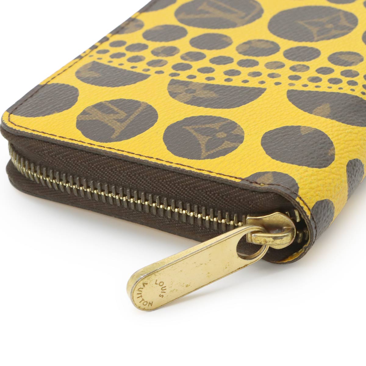 Monogram Pumpkin Dot Zippy Wallet Long Jaune M60449