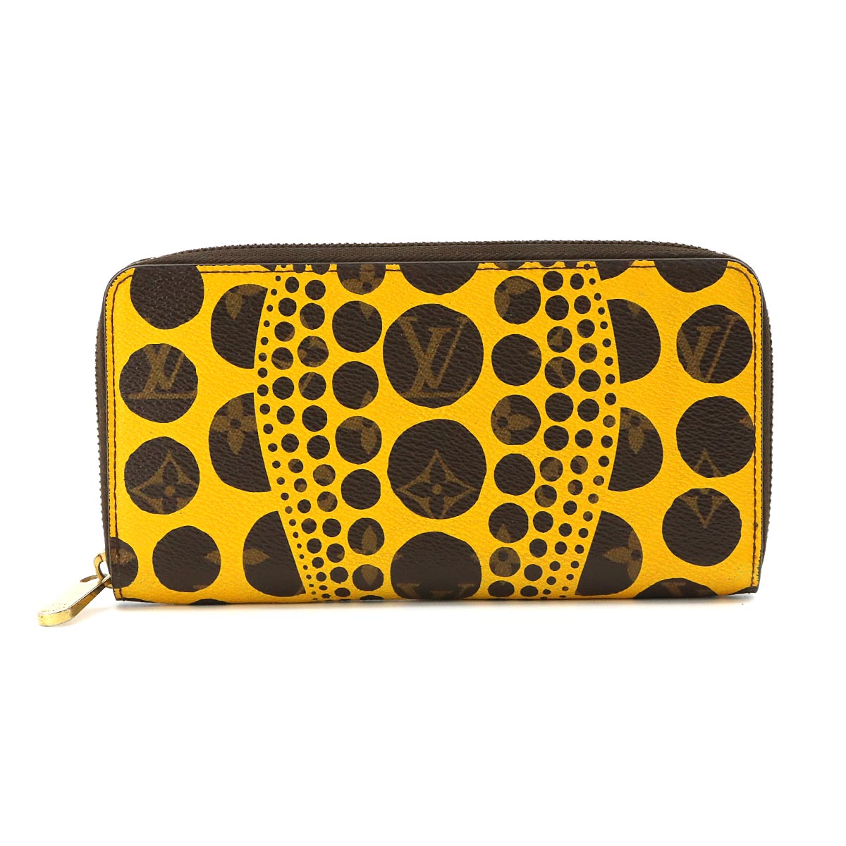 Monogram Pumpkin Dot Zippy Wallet Long Jaune M60449