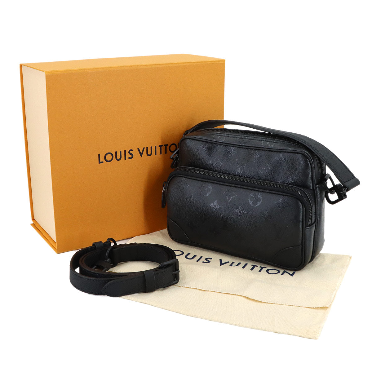 Monogram Midnight Nile Hand Shoulder Bag Black M26783