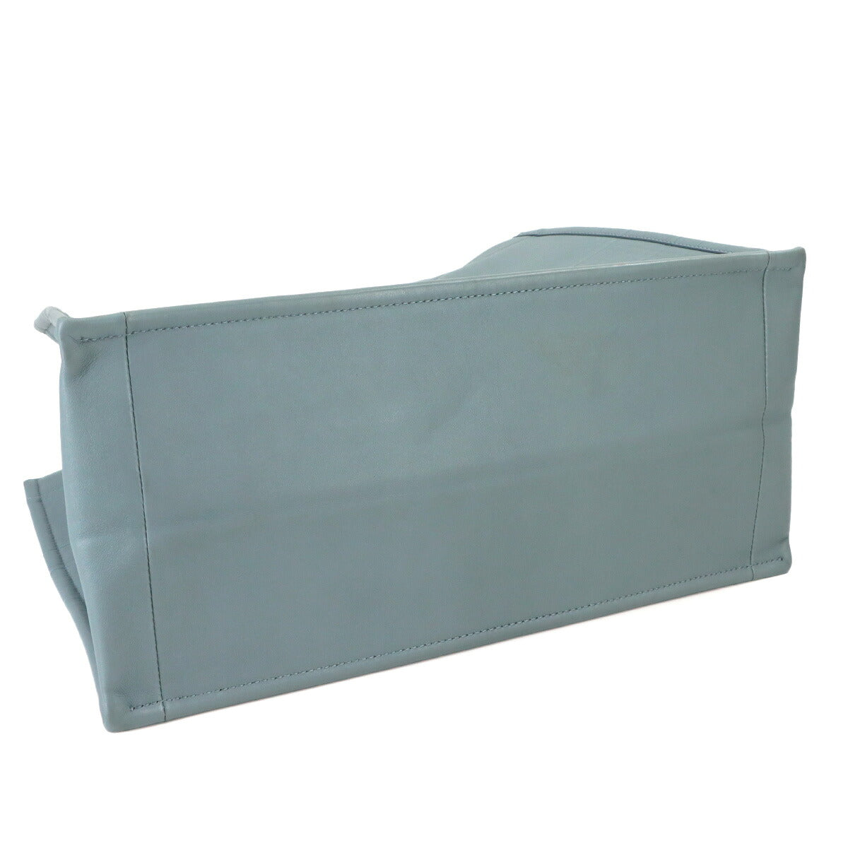 Book Tote Medium Bag Leather Gray M1296ZGSB Purse