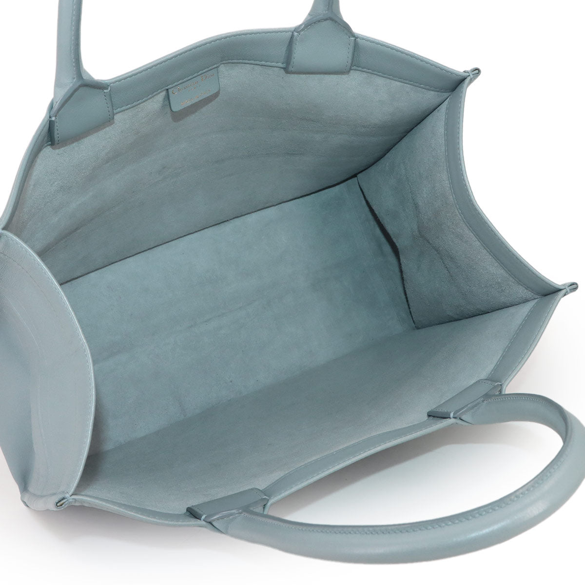 Book Tote Medium Bag Leather Gray M1296ZGSB Purse
