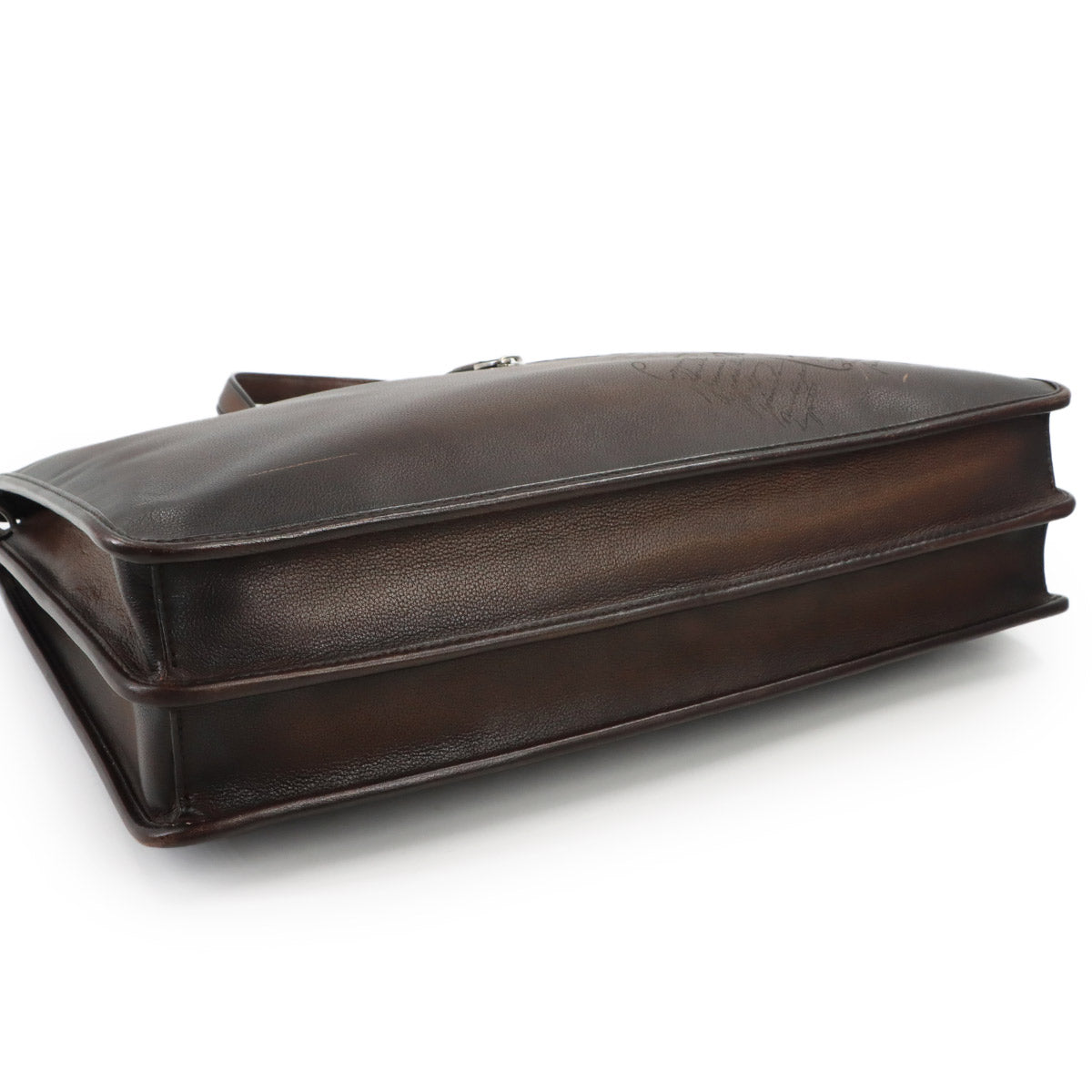 Business Shoulder Bag Leather Brown Purse
