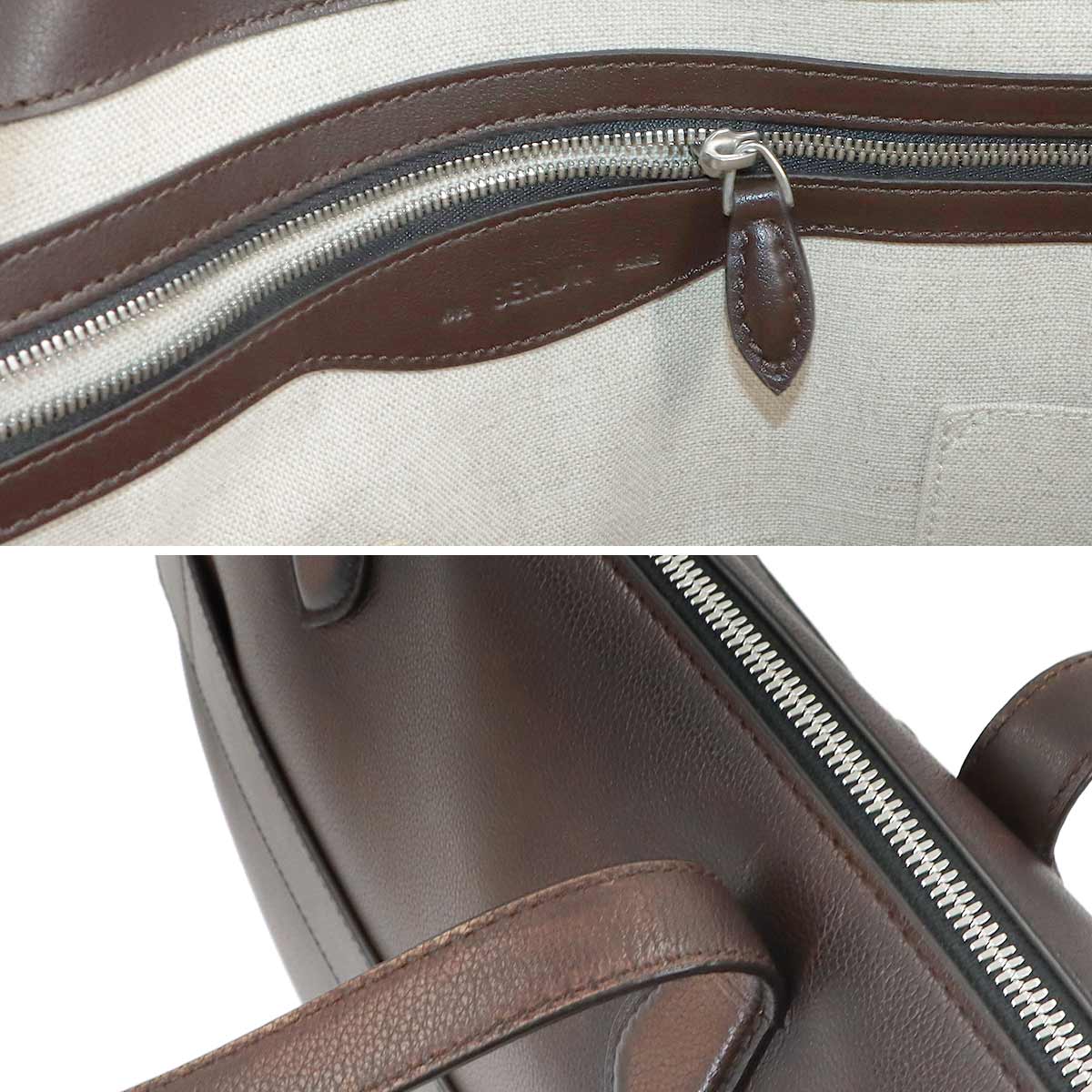 Business Shoulder Bag Leather Brown Purse
