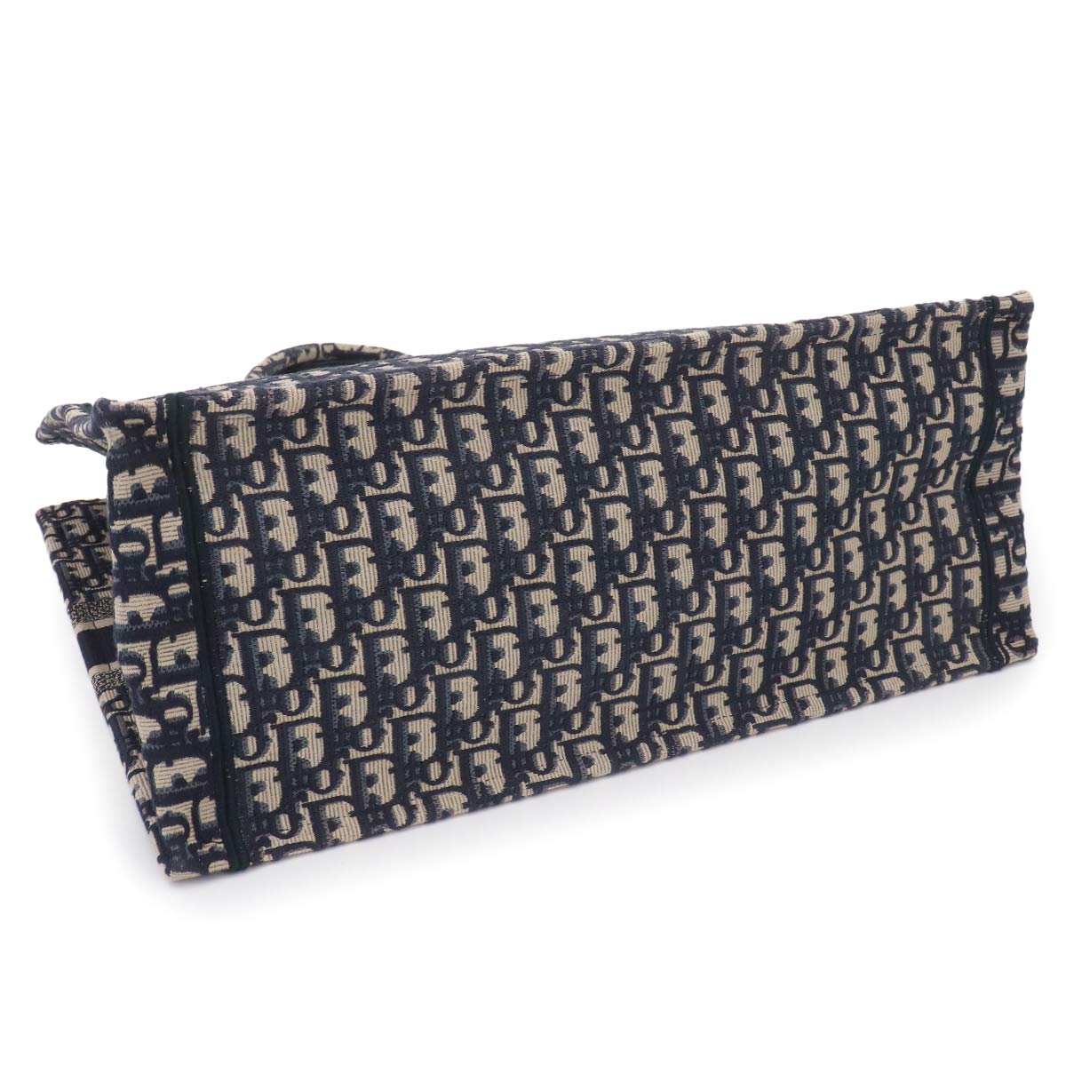 Book Tote Large Bag Oblique Canvas Navy M1286ZRIW