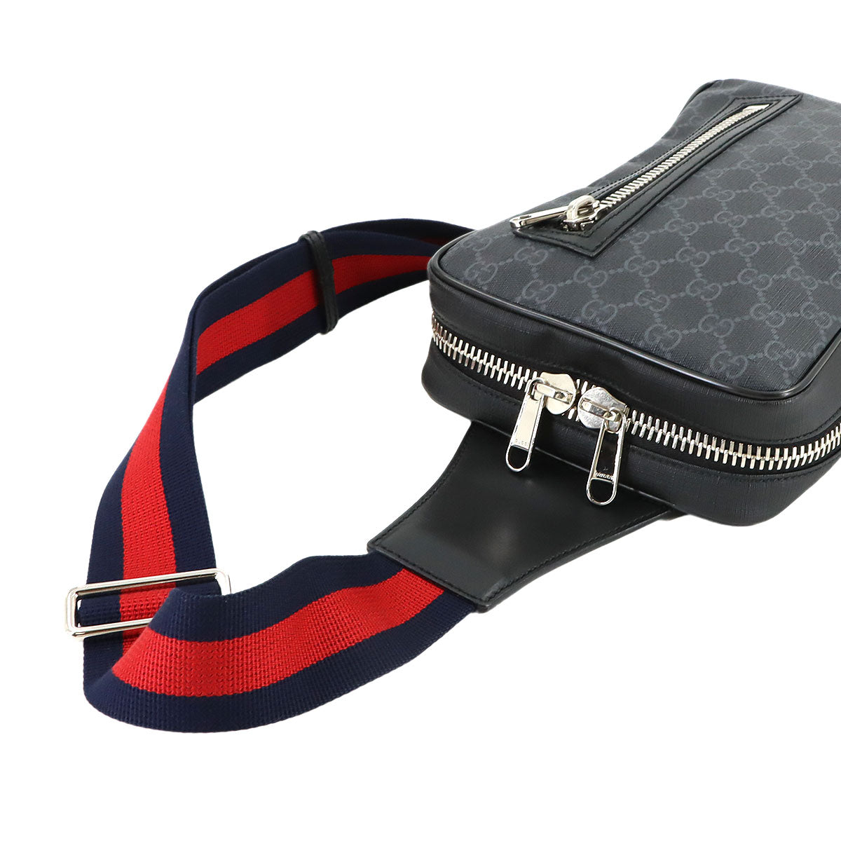Soft GG Supreme Belt Bag Sling Bag Leather Black 478325 Purse