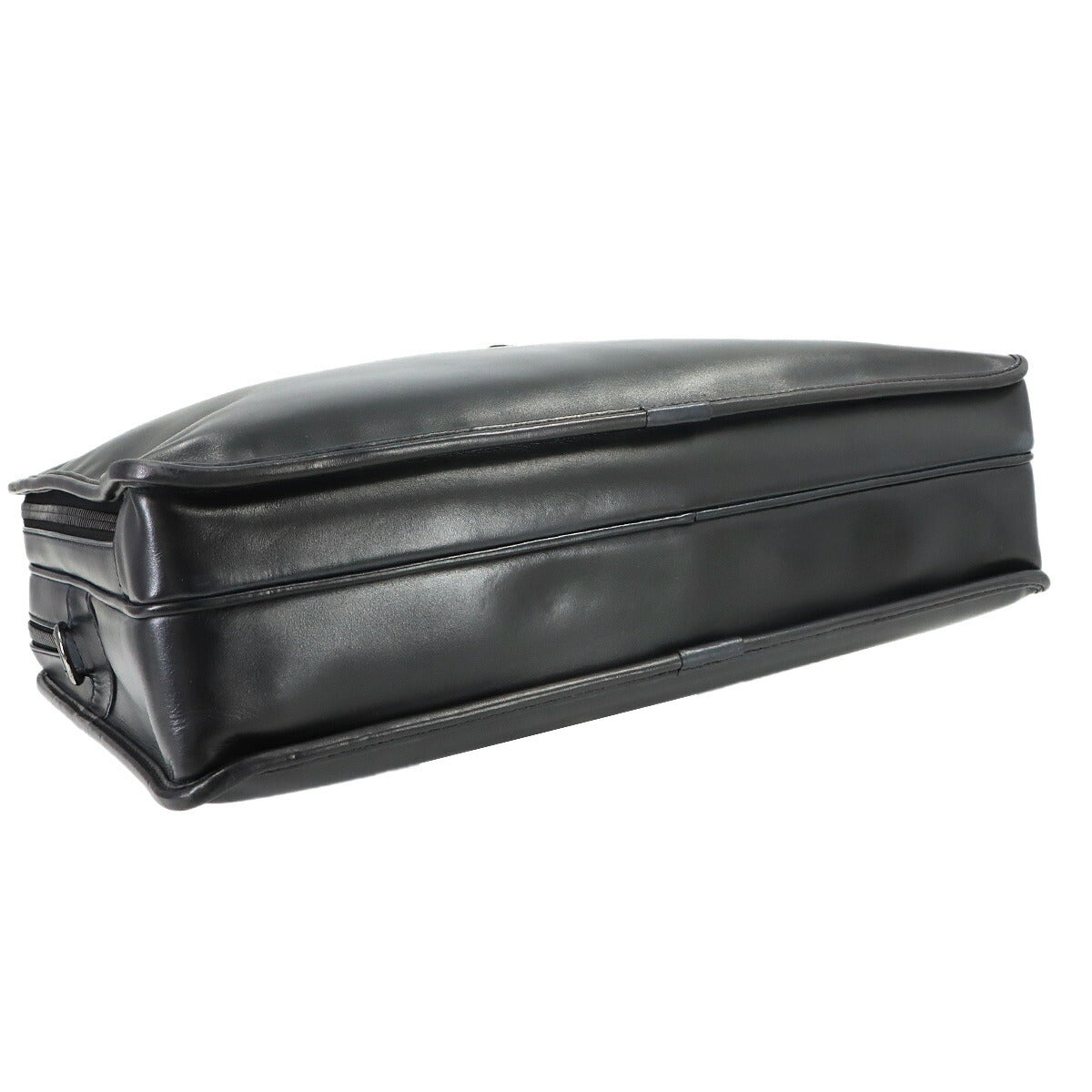 Deux jour Briefcase Business Bag Venezia Leather Navy