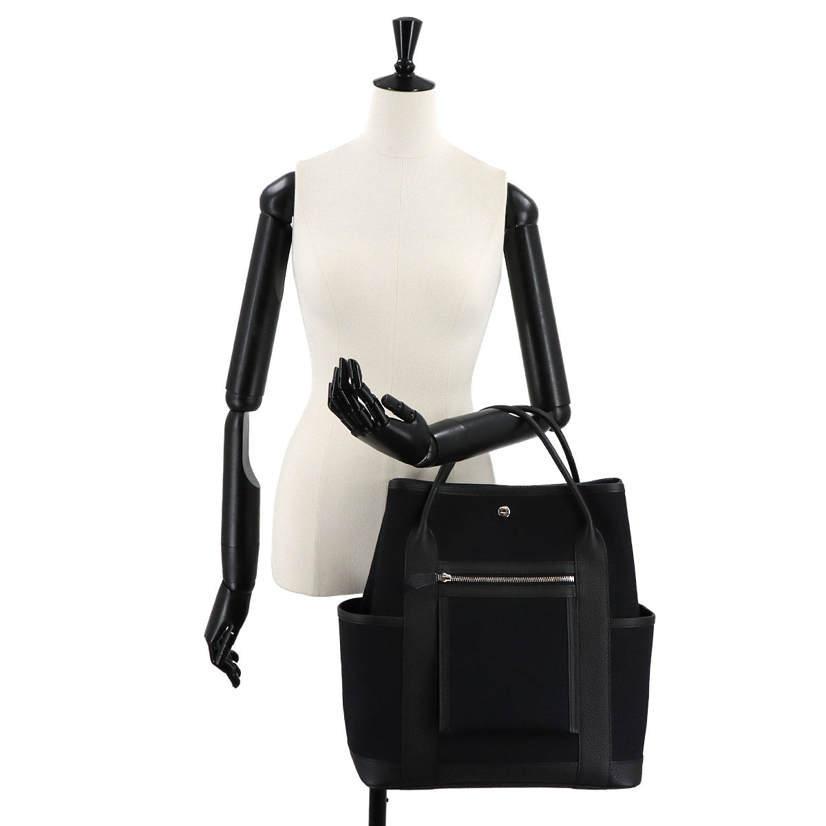 Garden Party Pockets Vertical Tote Bag Toile Militaire Negonda