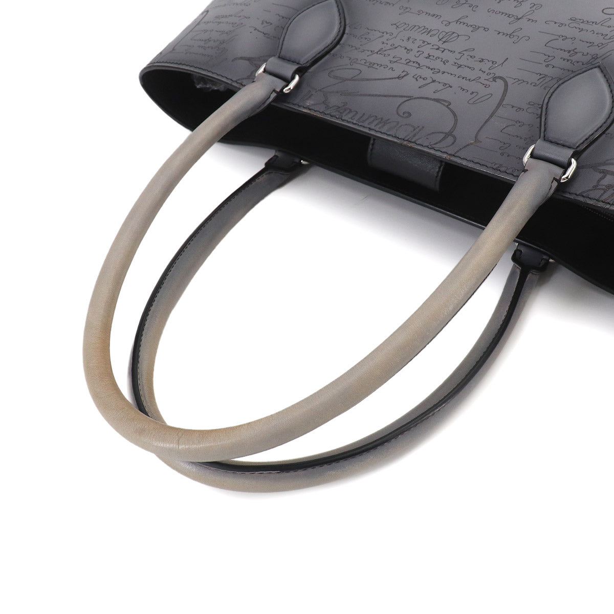 Calligraphy Toujours Mini Tote Bag Gray Purse