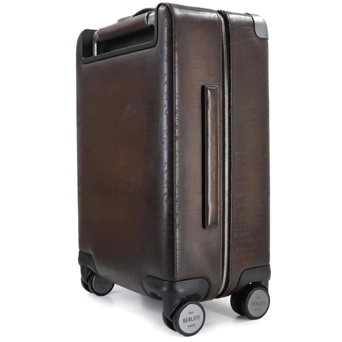 Calligraphy Formula 1005 Rolling Suitcase Venezia Leather Brown