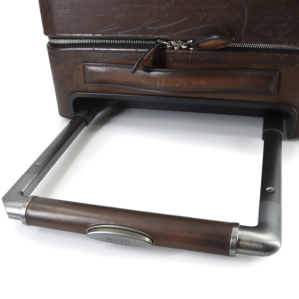 Calligraphy Formula 1005 Rolling Suitcase Venezia Leather Brown
