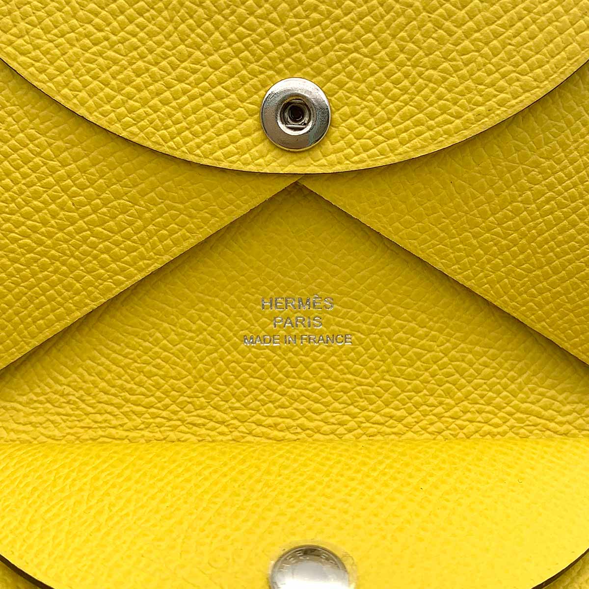 Calvi Duo Card Case Epsom Jaune de Naples Accessory