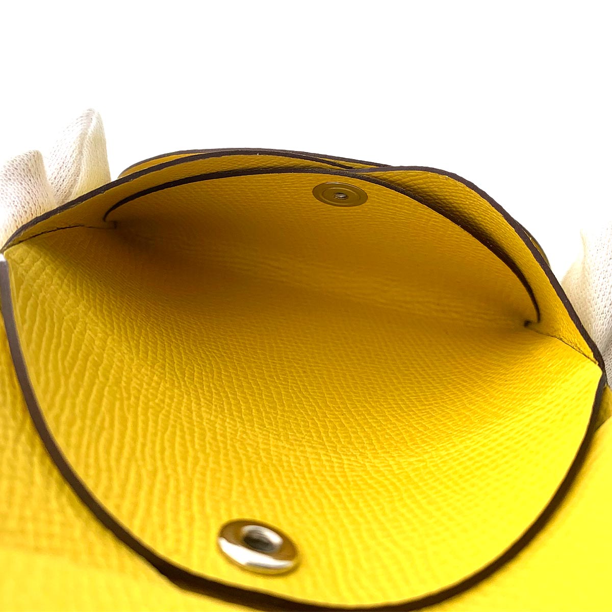 Calvi Duo Card Case Epsom Jaune de Naples Accessory