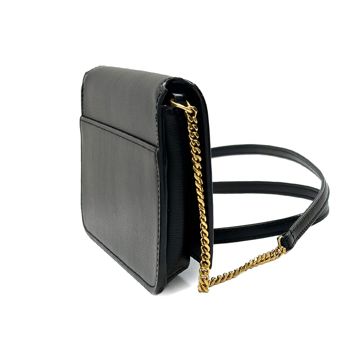 Cassandra Phone holder Shoulder Bag Leather Black