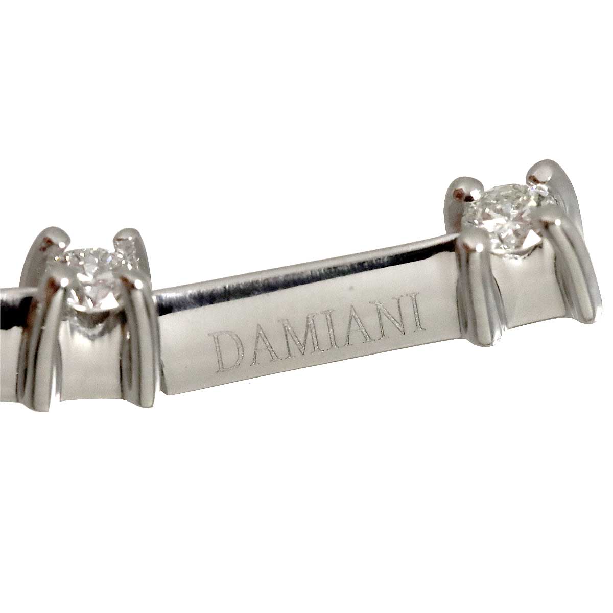 FRAMMENTI cross Diamond Necklace 18K WG 750