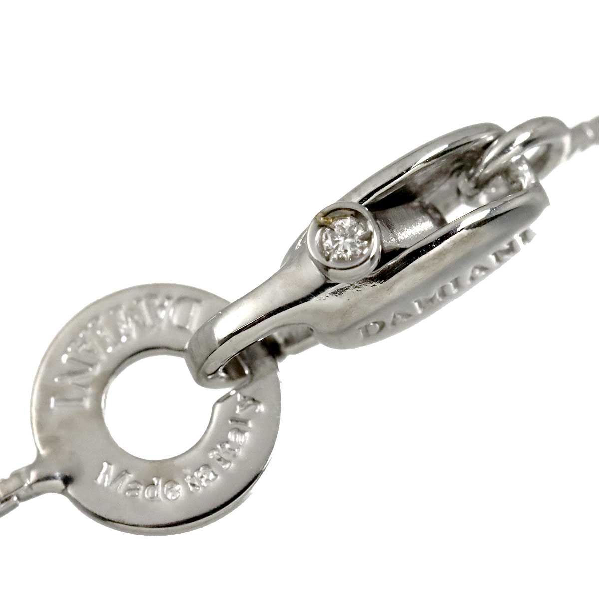 FRAMMENTI cross Diamond Necklace 18K WG 750