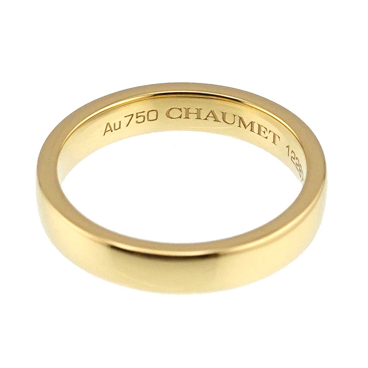 Diamond Ring 18K YG 750 size49 4.75-5(US)