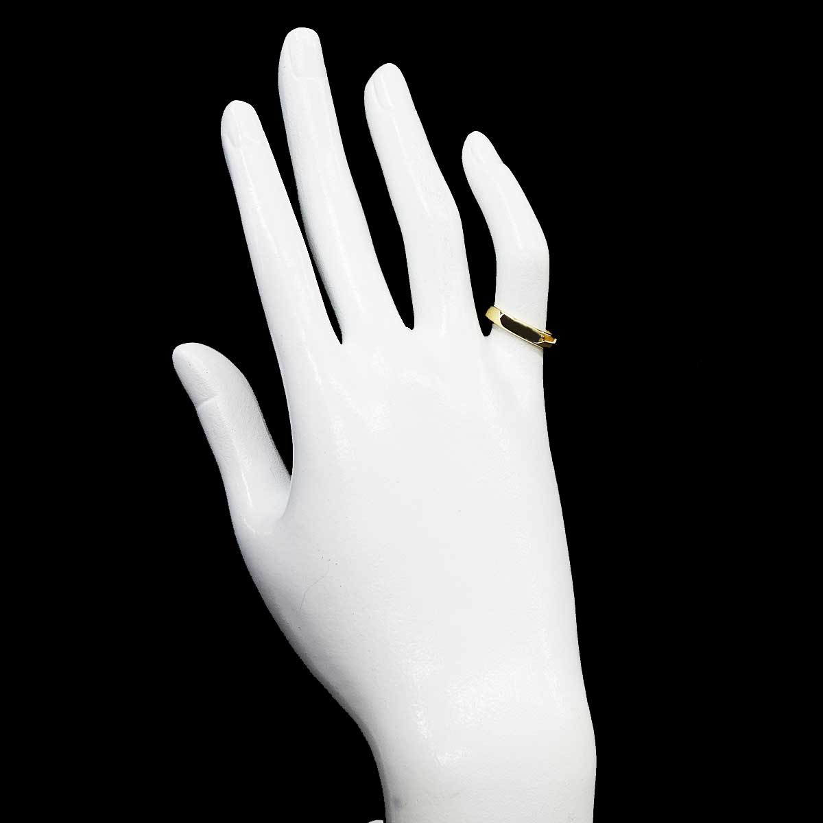 Diamond Ring 18K YG 750 size49 4.75-5(US)