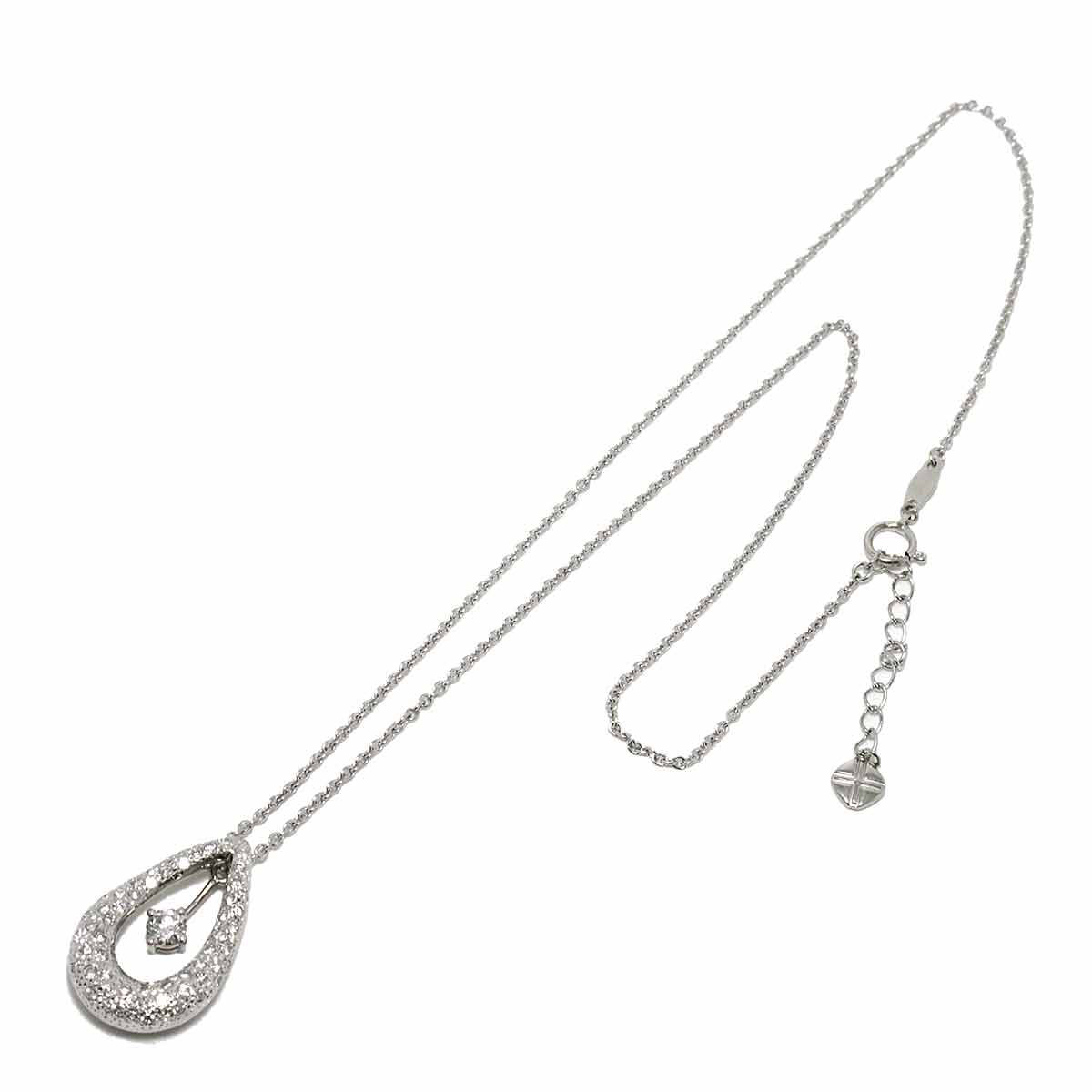 Diamond 0.55ct/0.225ct Necklace Platinum