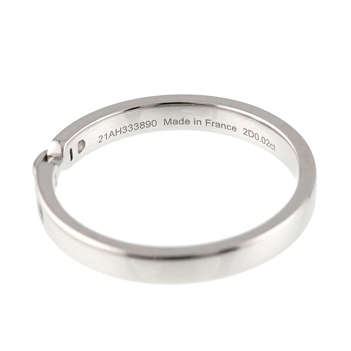 Ever Chaine d Ancre Diamond 0.02ct Ring Pt Size50 5-5.25(US)