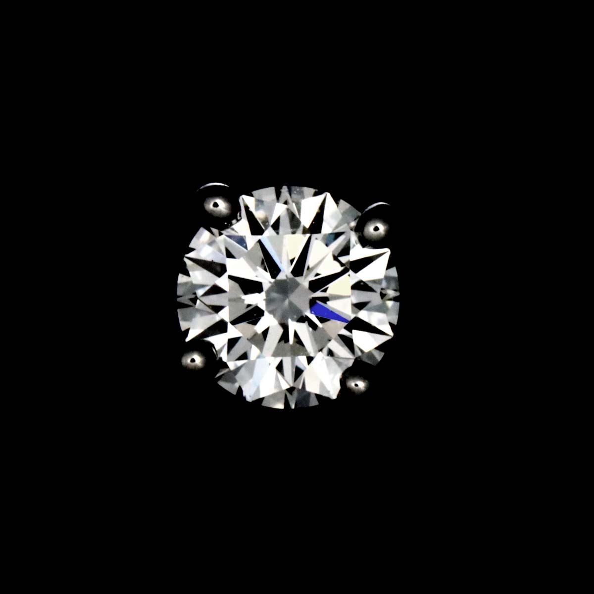 Diamond 0.21ctx2 I/VVS1-VVS2/3EX Earrings Pierced Pt
