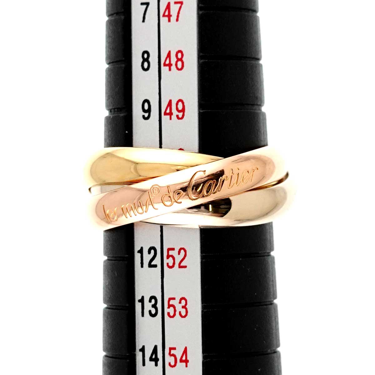 Trinity Ring 18K YG WG PG 750 Size51 5.5-5.75(US)