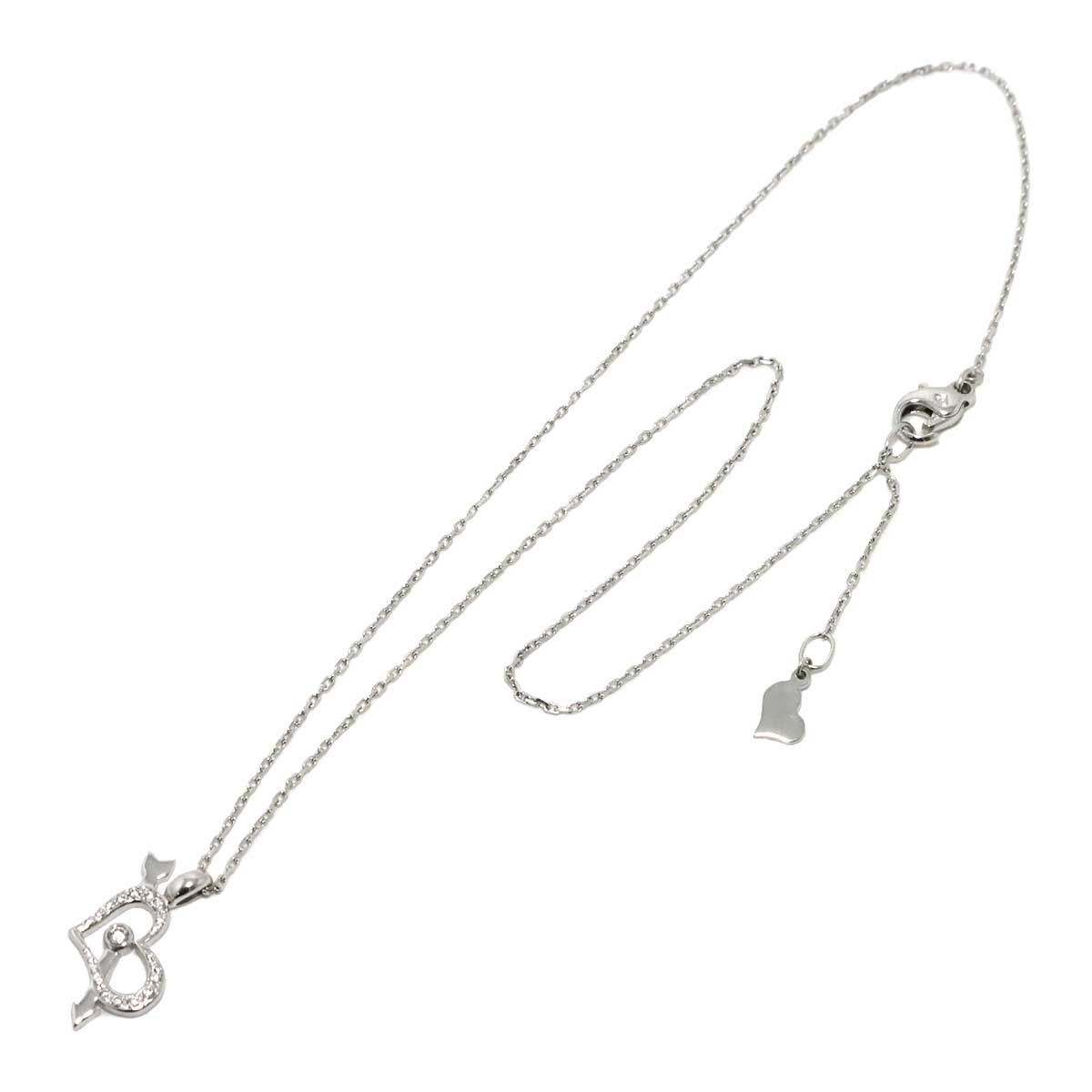 Diamond Necklace 18K WG 750