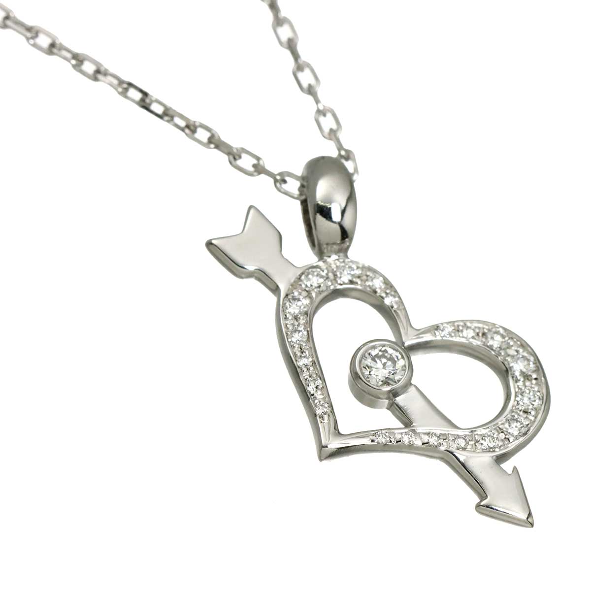 Diamond Necklace 18K WG 750