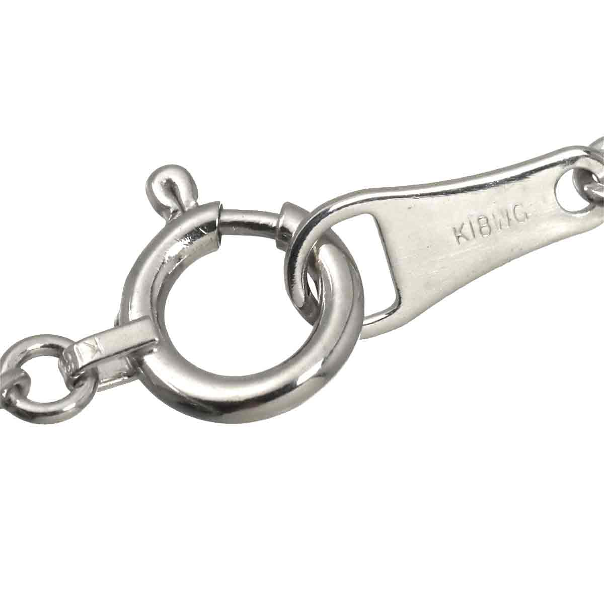 Diamond 0.32ct Necklace 18K WG 750
