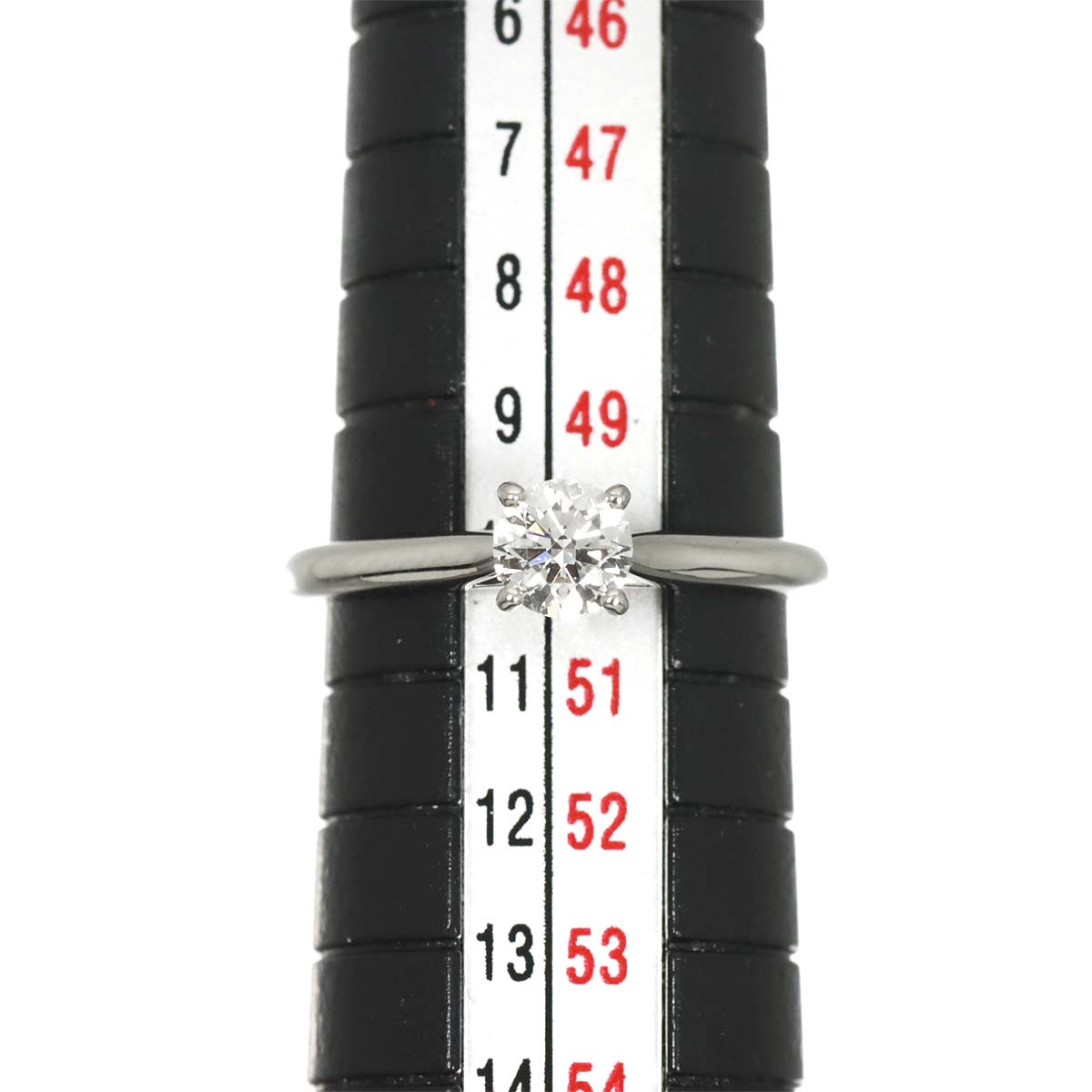 Solitaire Diamond 0.37ct Ring Pt Size50 5.25(US)