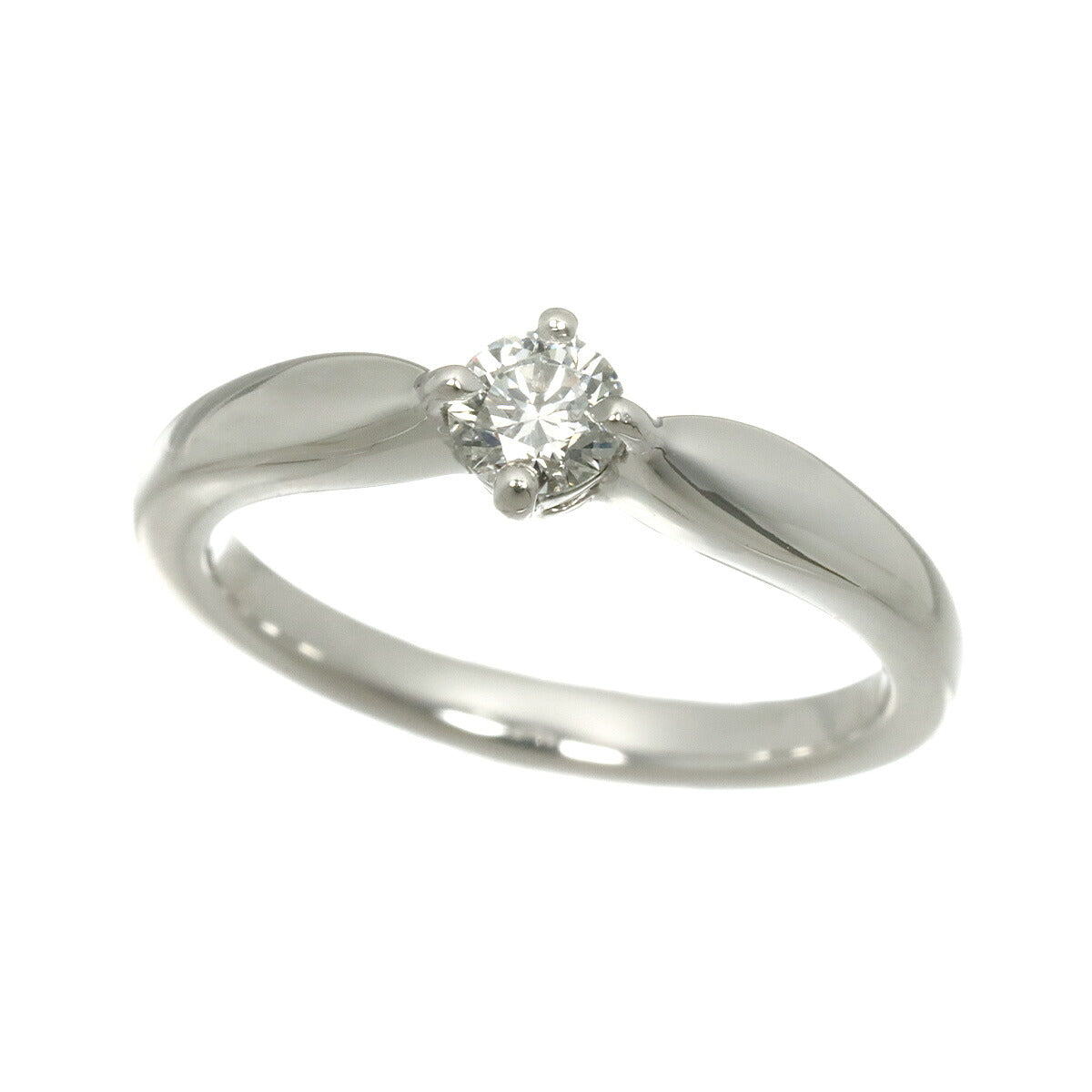 Diamond 0.24ct F/VS1/VG Ring Platinum size4.75-5(US)