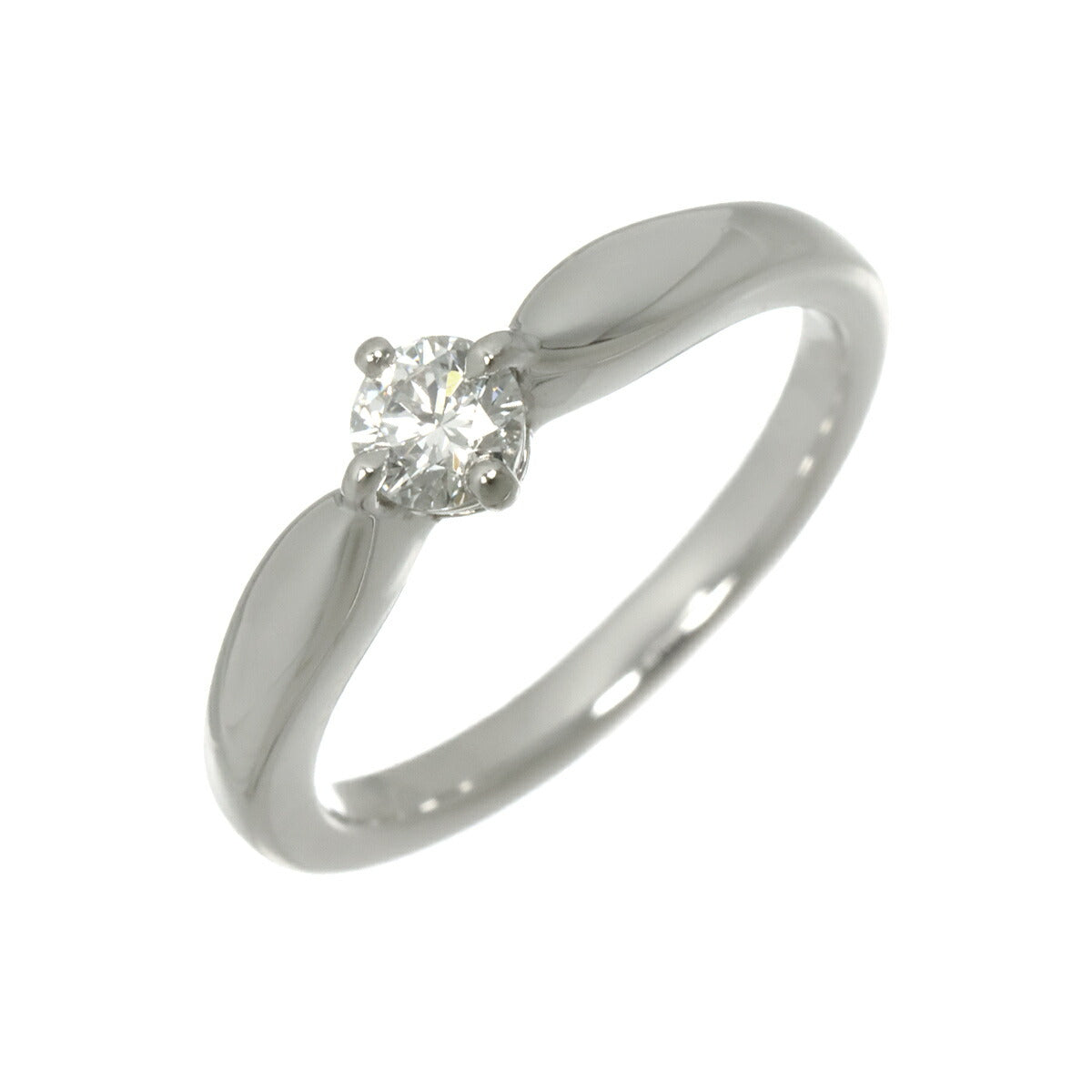 Diamond 0.24ct F/VS1/VG Ring Platinum size4.75-5(US)