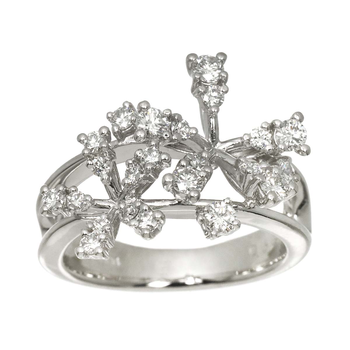 Diamond 0.58ct Ring Platinum size6(US)