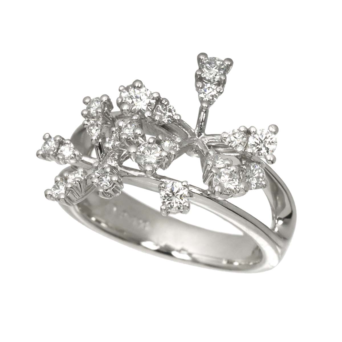 Diamond 0.58ct Ring Platinum size6(US)