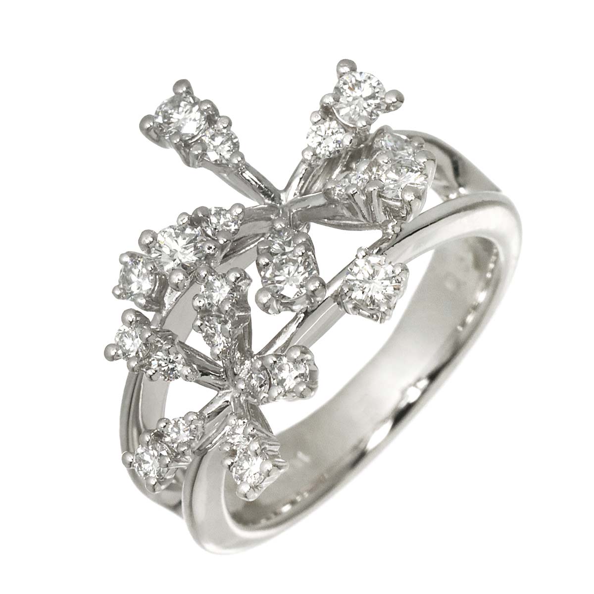 Diamond 0.58ct Ring Platinum size6(US)