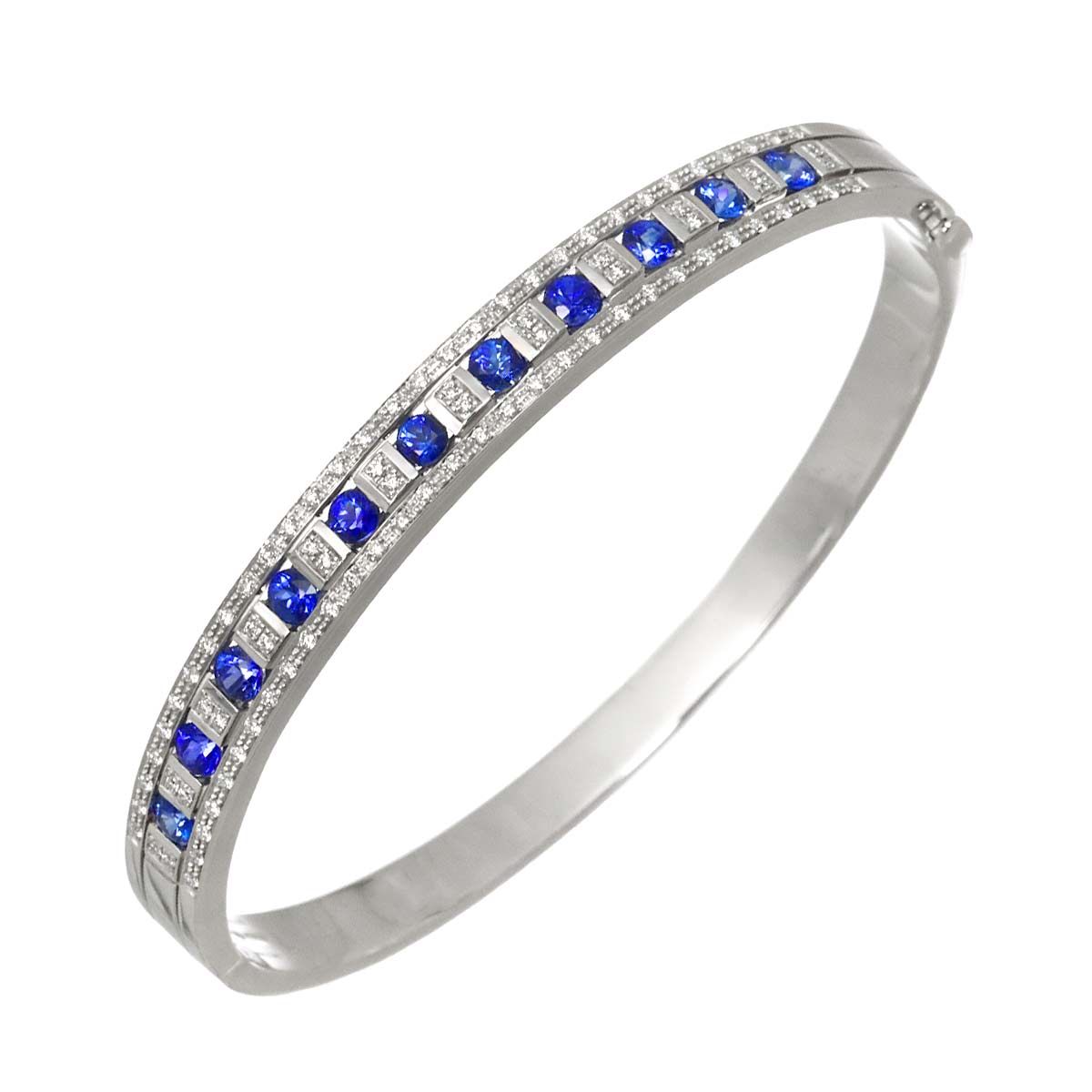Belle Epoque Sapphire Diamond Bracelet 18K WG 750 sizeL
