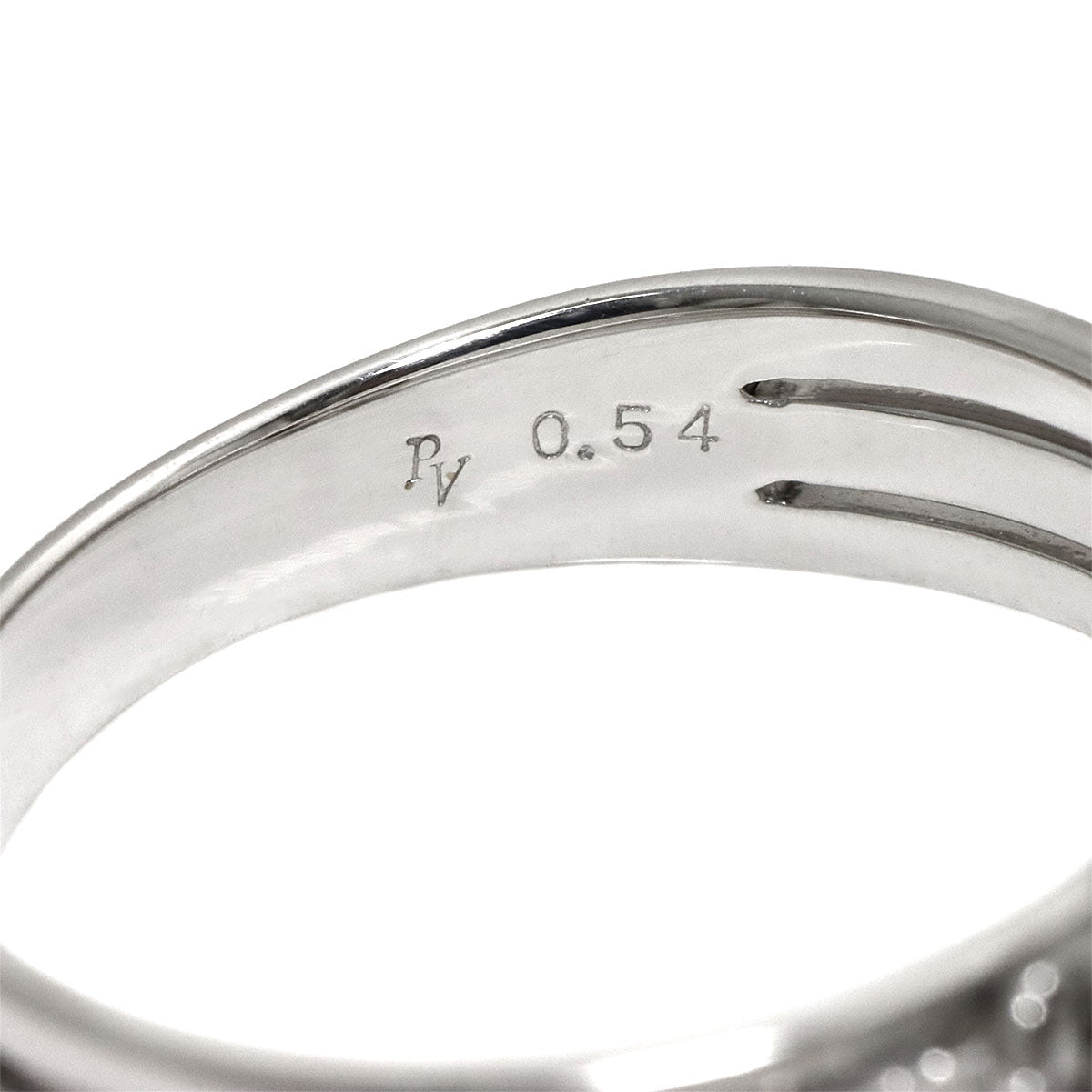 Ponte Vecchio Diamond 0.54ct Ring 18K WG 750 Size6.5-6.75(US)