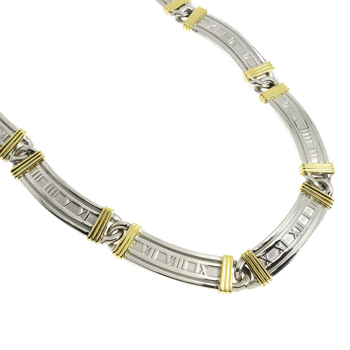 Atlas Necklace SV Silver 925 18K YG 750