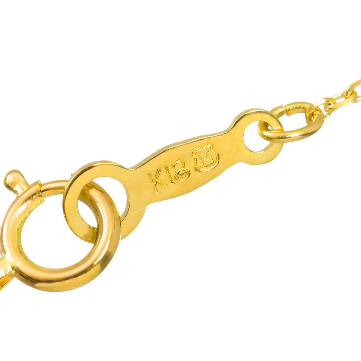 Akoya Pearl 7.0mm Diamond Necklace 18K Yellow Gold 750